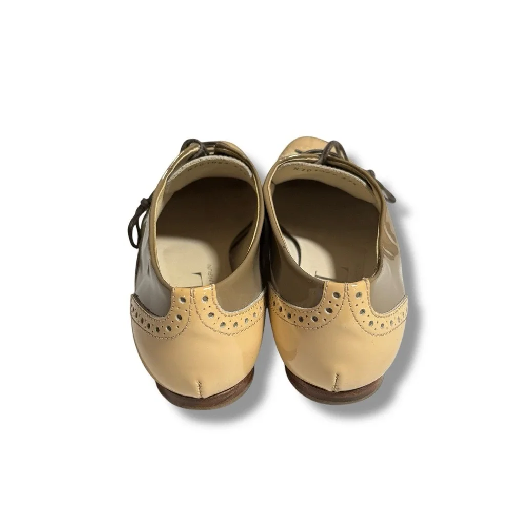 AGL Attilio Giusti Leombruni WINGTIP PATENT LEATHER‎ OXFORD US 7 EU 37.5